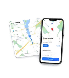 Aperçu d'une fiche Google Maps