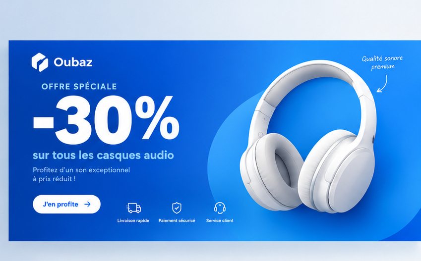 Affiche publicitaire : visuel principal